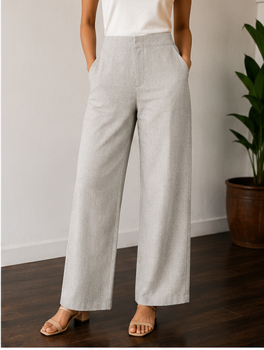 Himalayan Hemp Wide-Leg Trouser