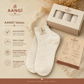 AANGĪ Premium Hemp Socks Gift Box – 53% Hemp & Organic Cotton |  Crew Length