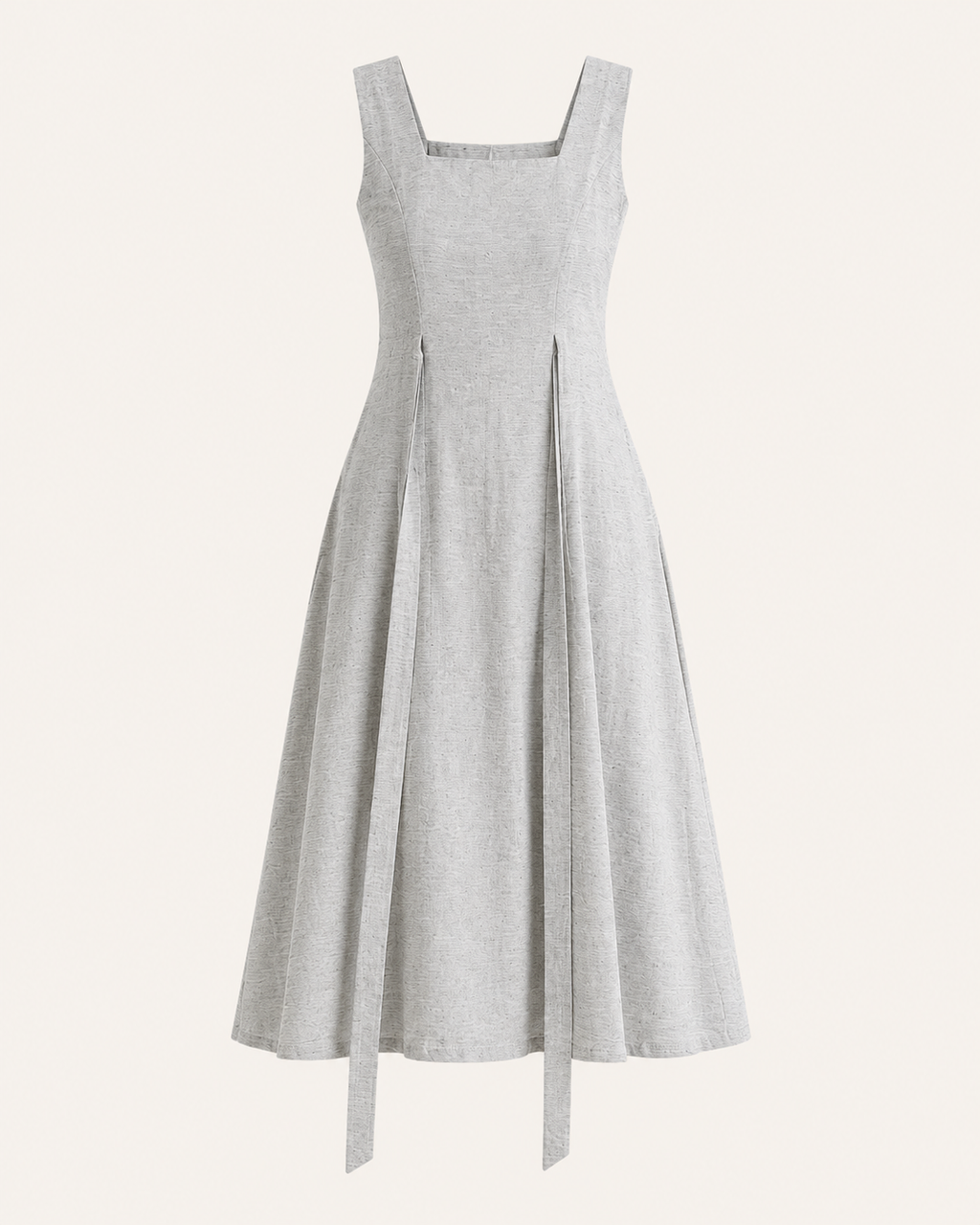 AANGĪ Sleeveless Layered Dress for Women | Sustainable Hemp Blend | M Size