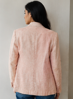 Peach Hemp Tailored Blazer