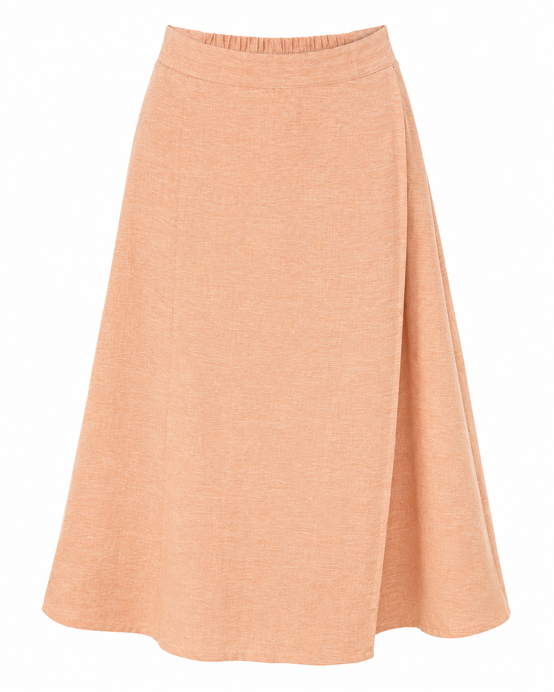AANGĪ Peach A-Line Hemp Cotton Skirt